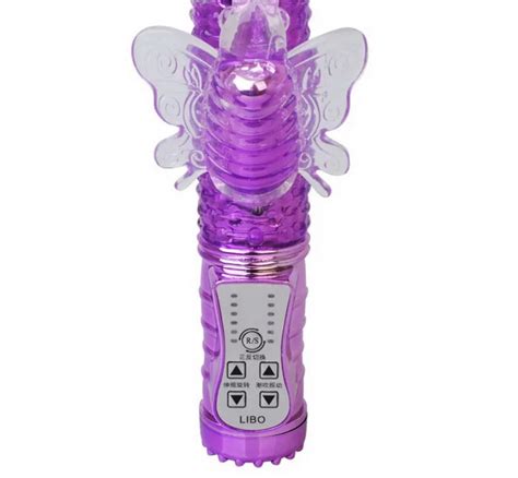 Bdsm Rechargeable Modes Rotating Thrusting Rabbit Vibrator Butterfly