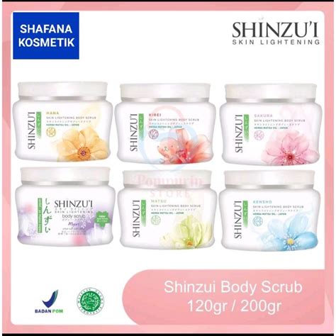 Jual SHINZUI BODY SCRUB 200 G ALL VARIAN MYORI SAKURA MATSU