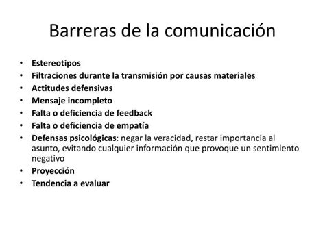 Ppt Barreras De La Comunicaci N Powerpoint Presentation Free