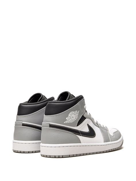 Jordan Air Jordan 1 Mid Light Smoke Grey 20 Sneakers Farfetch