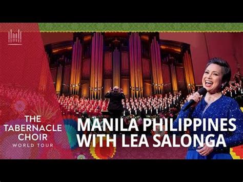 The Tabernacle Choir World Tour Manila Philippines YouTube