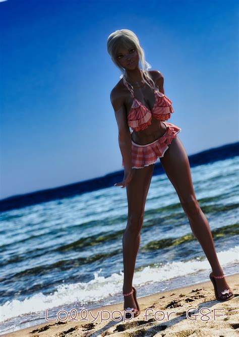 Cute Bikini G F G D SHARDS Quality Daz D Assets