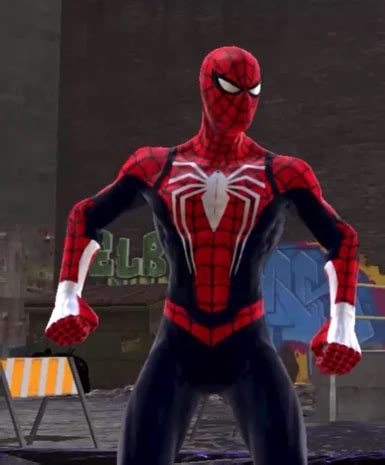 Advanced Spider Man Suit From Marvel Spiderman Red Suit