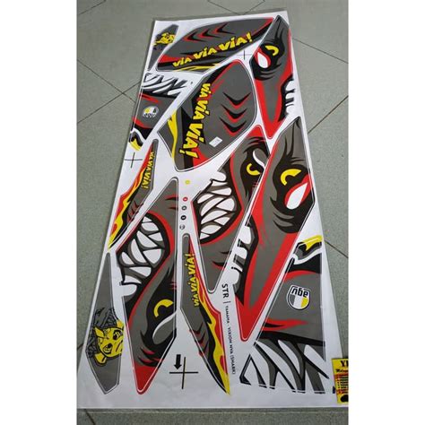 Jual Stiker Yamaha New Vixion Advanced Nva Limited Edition Shark Hiu