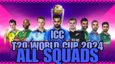 T World Cup All Squads For Icc Men S T Wc Check Out