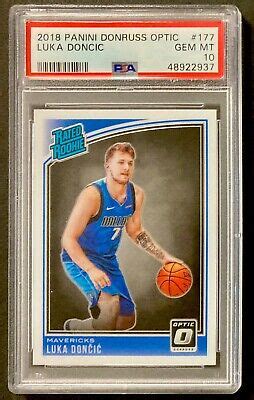 Donruss Optic Luka Doncic Rc Rookie Nba Mavericks Psa