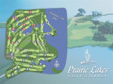 Prairie Lakes Golf Course Map by Luke Hooper on Dribbble