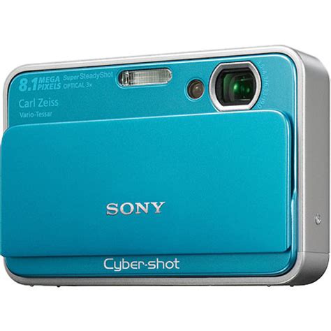 Sony Cyber Shot Dsc T2 Digital Camera Blue Dsct2l Bandh Photo