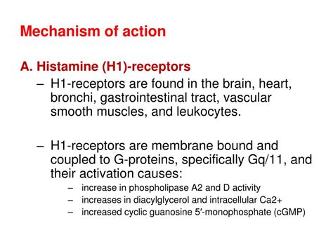 PPT - Histamine and Antihistamines PowerPoint Presentation, free download - ID:375100