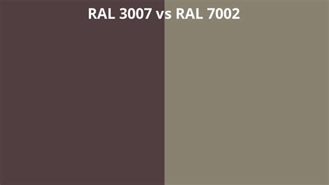 Ral 3007 Vs 7002 Ral Colour Chart Uk