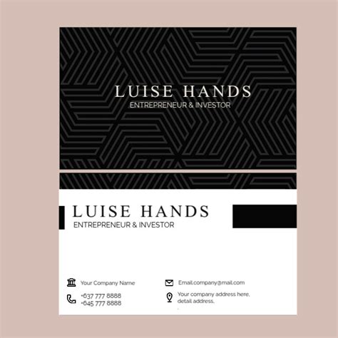 entrepreneur calling cards template postermywall