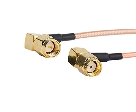 Dht Electronics Rf Coaxial Coax Cable Assembly Rp Sma Male To Sma Male