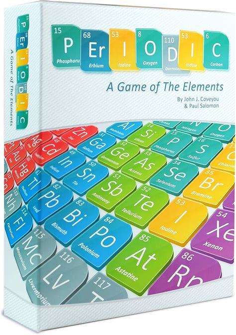 Periodic A Game Of The Elements Periodic Table Board