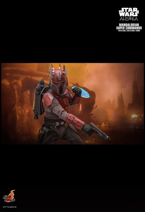 Mandalorian Super Commando Aus Der TV Serie Star Wars Ahsoka Von Hot Toys TMS