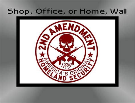 2nd Amendment Decal Car Window Vinyl Decal Sticker 10933 - Etsy