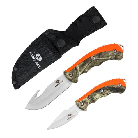 Mossy Oak Pack Knife Set Camo Inch Hunting Knife Cutlery Stainless