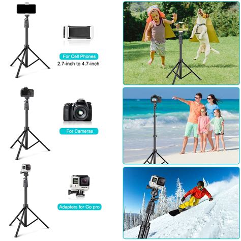 Ubeesize Phone Tripod Selfie Stick Camera Tripod Stand With