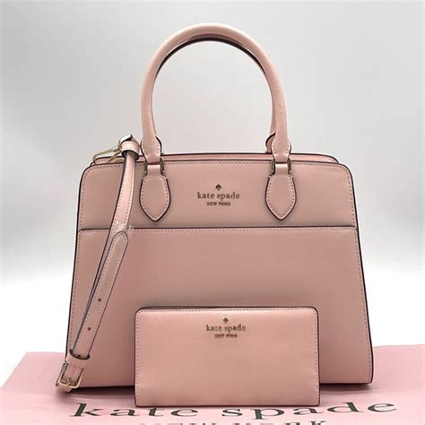 Kate Spade Bags Kate Spade Madison Medium Satchel Crossbody Bag Slim Bifold Wallet Poshmark