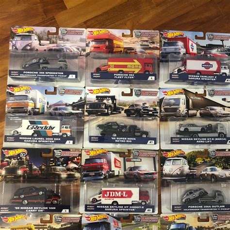 Hot Wheels Team Transport Full Set Hobbies Toys Toys Games On Carousell