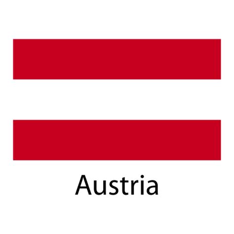 Austria national flag - Transparent PNG & SVG vector file