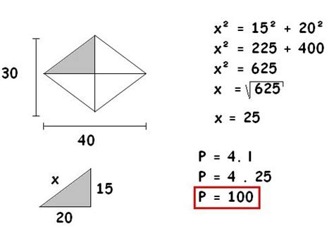 Calculadora Para Calcular O Per Metro Do Losango