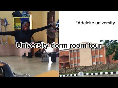 University Dorm Room Tour 2022 Adeleke University Hostel Tour YouTube