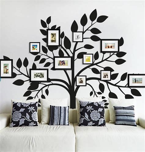 Increíble Vinilo Decorativo Árbol Coloca Tus Fotos 180x180cm 1 199