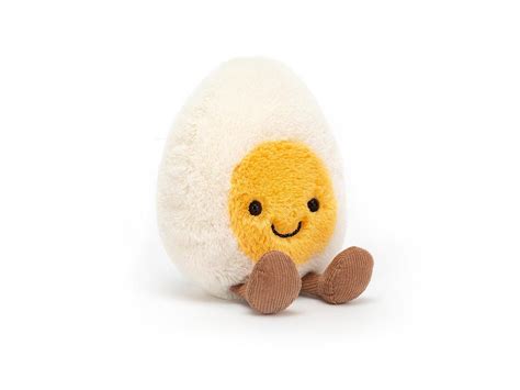 Jellycat Peluche Amuseable Happy Boiled Egg L 4 Cm X L 8 Cm X H