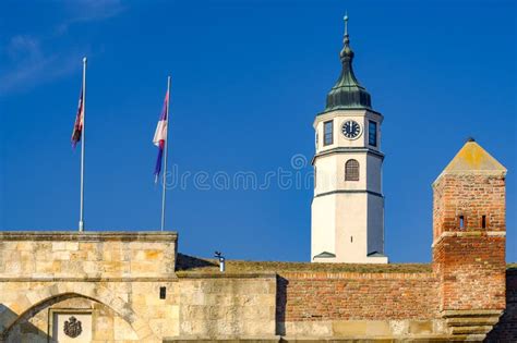 Clock Tower Sahat Kula Vid Belgrad Fortress Kalemegdan I Belgrad