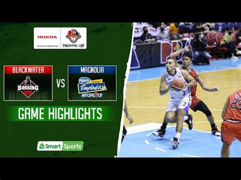 MAGNOLIA Def BLACKWATER Honda 47th Season PBA Philippine Cup YouTube