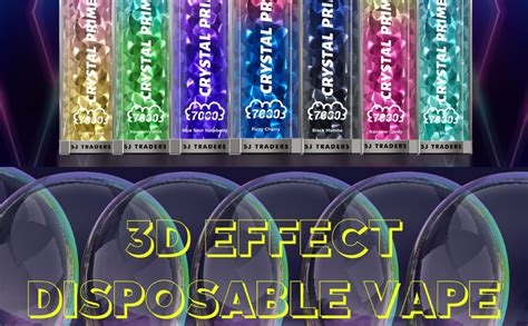 Sj Traders Crystal Prime 7000 Puffs Disposable Vape Prefilled Fruit