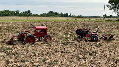 Wheel Horse Garden Tractor Plow Day Featuring 1955 Ride Away Senior