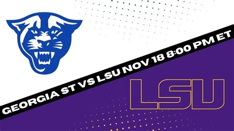 Lsu Tigers Vs Georgia State Panthers Prediction And Picks College