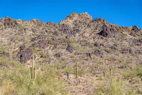 Piestewa Peak in Phoenix, Arizona Stock Image - Image of recreation ...