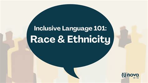 Inclusive Language 101 Race And Ethnicity