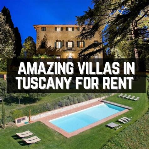 20 Incredible Villas In Tuscany To Rent In 2024 Tuscany Villa Rentals