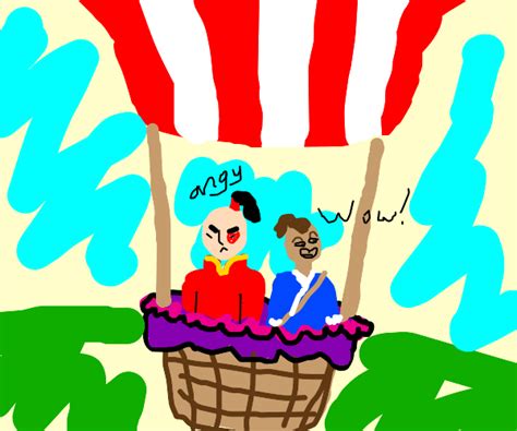 Hot Air Balloon Drawception