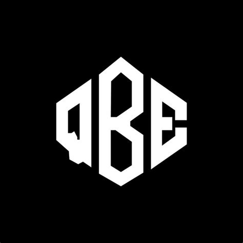 Premium Vector | Qbe letter logo design with polygon shape qbe polygon ...