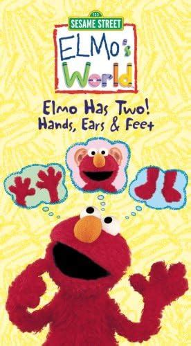 Amazon.com: Elmo's World - Elmo Has Two! Hands, Ears & Feet [VHS] : J.T ...