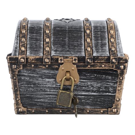 1pc Pirate Treasure Chest Box Children Treasure Box Plastic Treasure