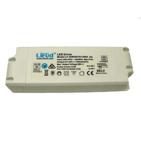 Zasilacz ZI LED prąd. 1200mA 50W DC27-42V LED Driver-Zasilacze i ...
