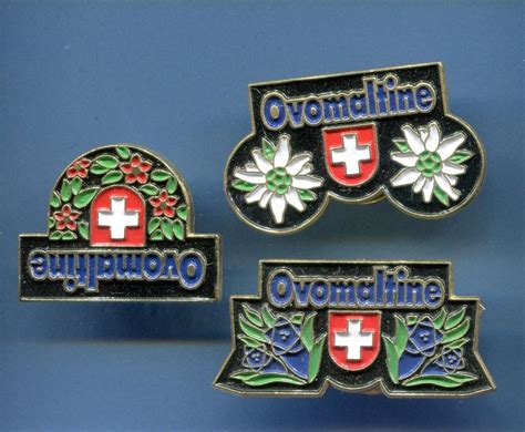 3 Pins Ovomaltine Edelweiss Enzian Alpenrose Kaufen Auf Ricardo