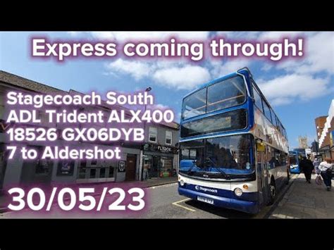 Express Coming Through Stagecoach South ADL Trident ALX400 18526