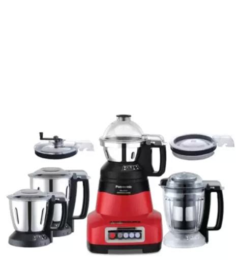 Panasonic 750W Monster Red Mixer Grinder with 4 Stainless Steel Jars ...