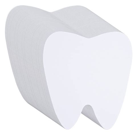 Buy Pieces Tooth Cutouts Paper White Teeth Shape Cutouts Blank Tooth