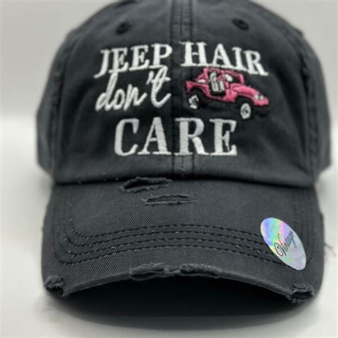 Jeep Hair Don T Care Etsy