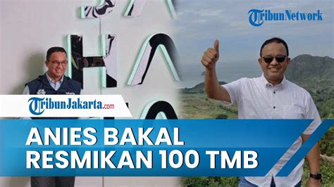 Terungkap Anies Baswedan Bakal Resmikan Taman Sebelum Lengser