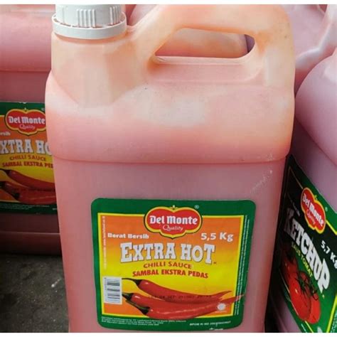 Jual DELMONTE Saus Sambal Extra Hot Kg Jerigen Shopee Indonesia