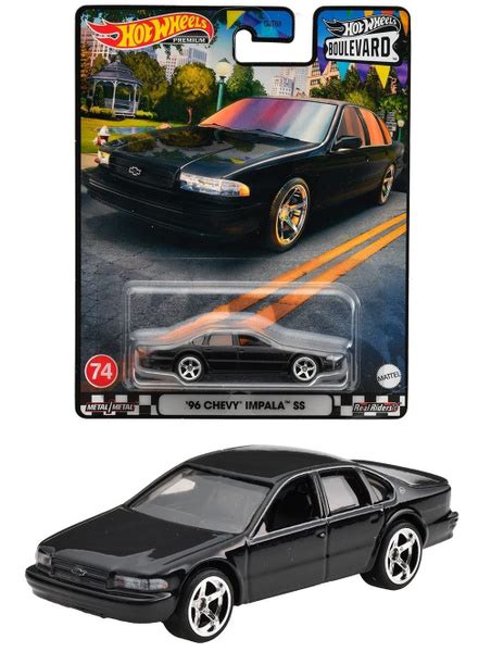 Машинка Hot Wheels премиальная CHEVY IMPALA SS GJT HKF купить с доставкой по