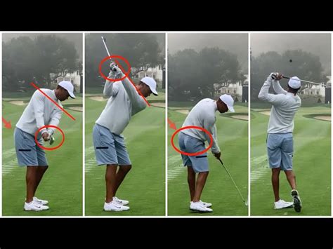 Tiger Woods Swing At Impact